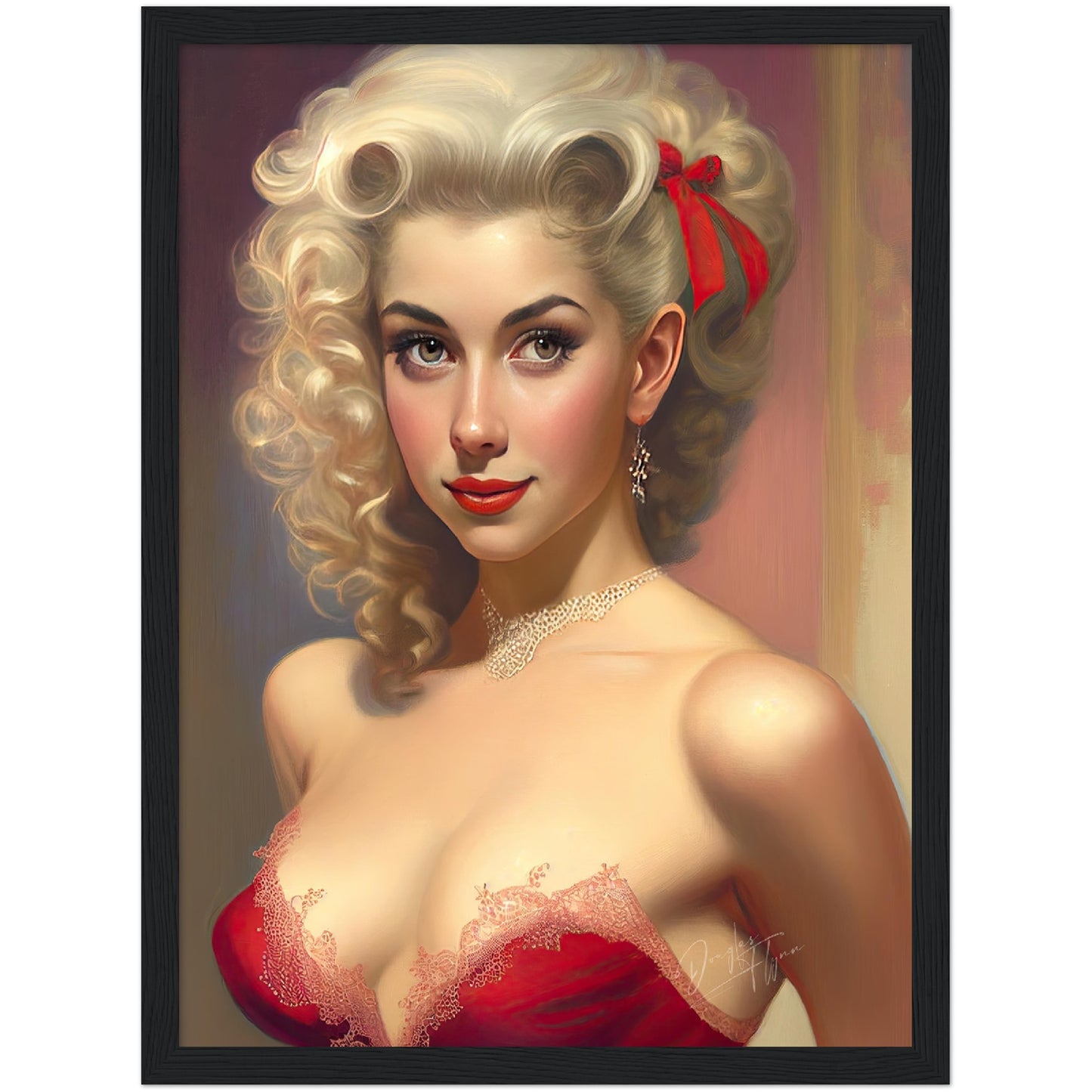 »Lottie's Lounge« retro poster