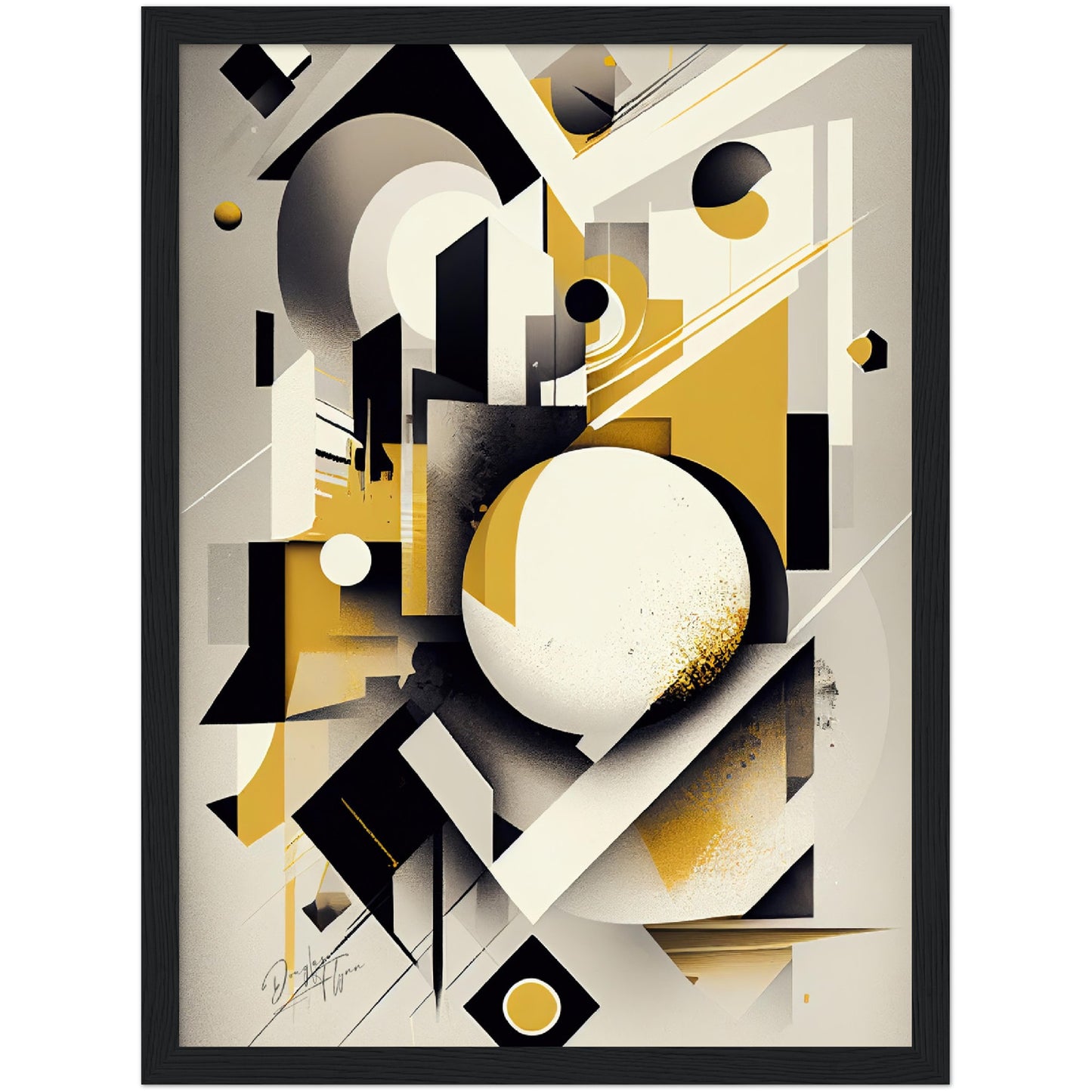 »Rhythmic Realms« retro poster