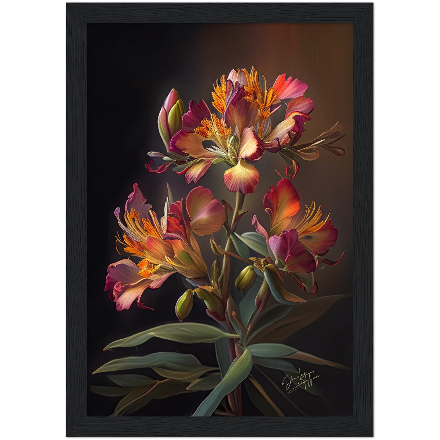 »A Bouquet of Love« retro poster