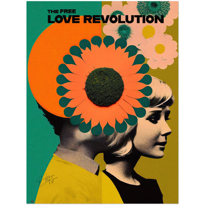 »The Free Love Revolution«retro poster