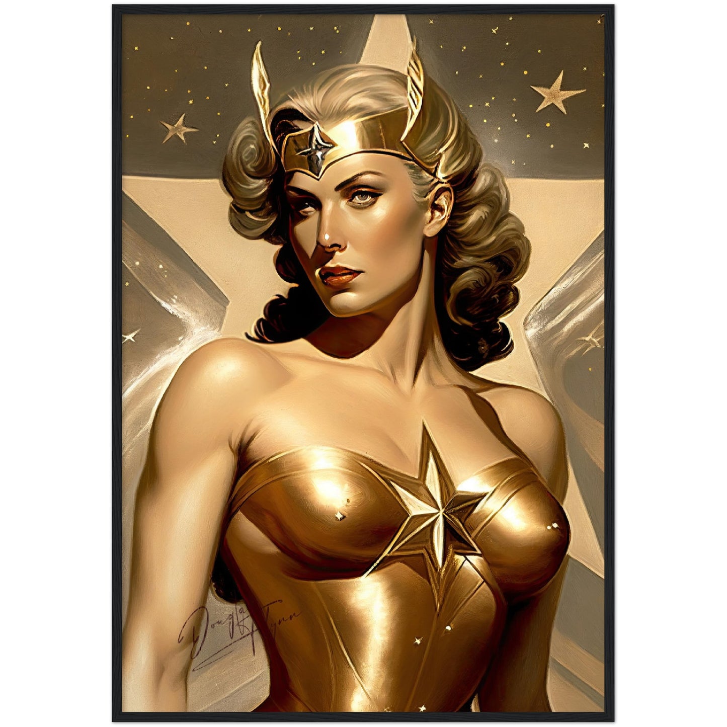 »The Sky Sentinel« retro poster
