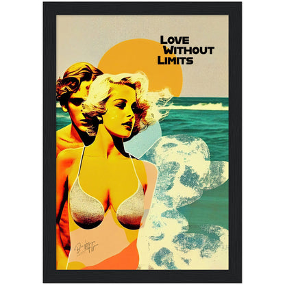»Love Without Limits«retro poster