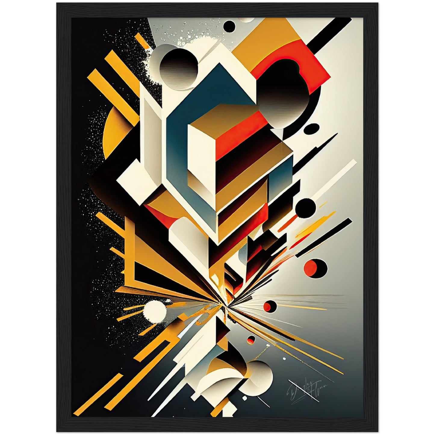 »Powerful Linear Dynamics« retro poster