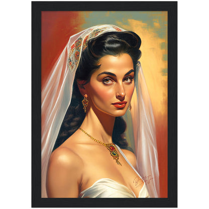 »Bridal Glamour« retro poster