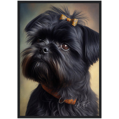 »Affenpinscher med rosett«