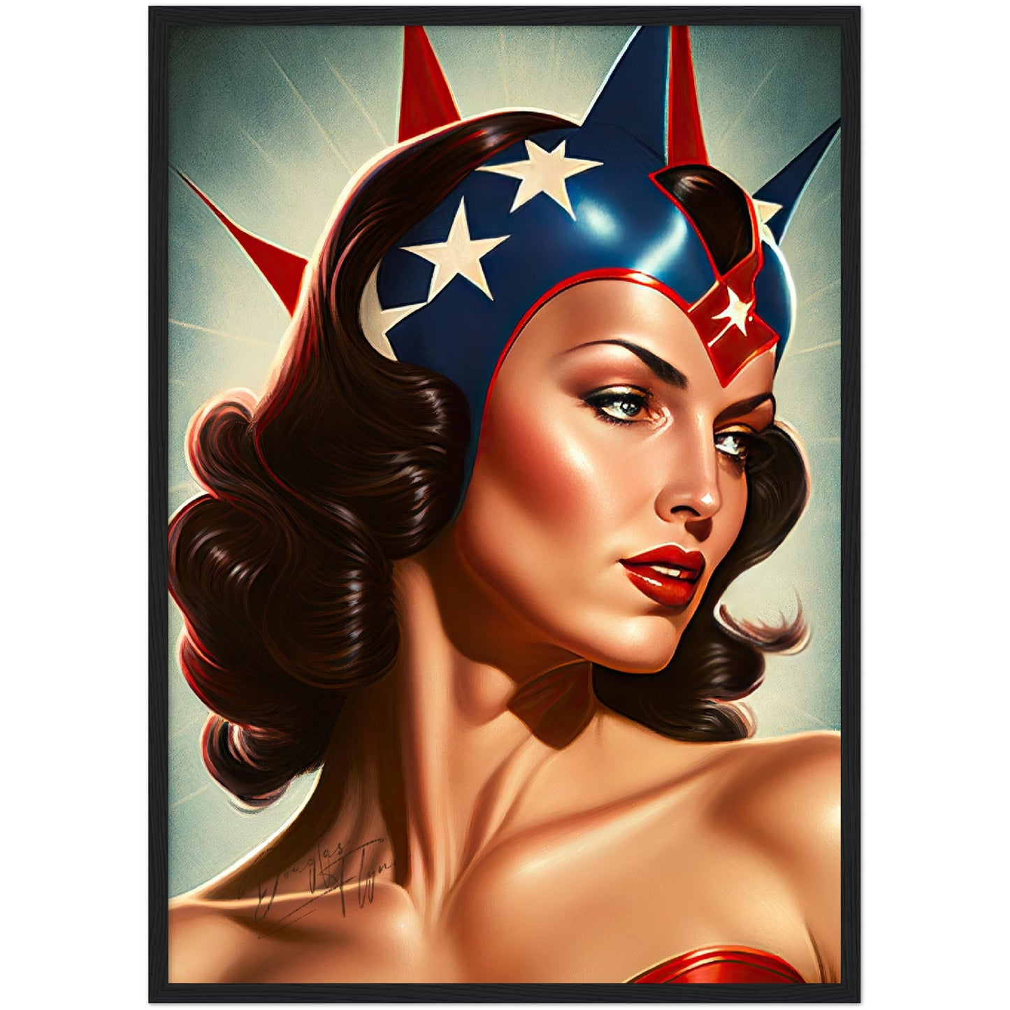 »The Patriot Protector« retro poster