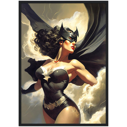 »Shadow Sentinel« retro poster