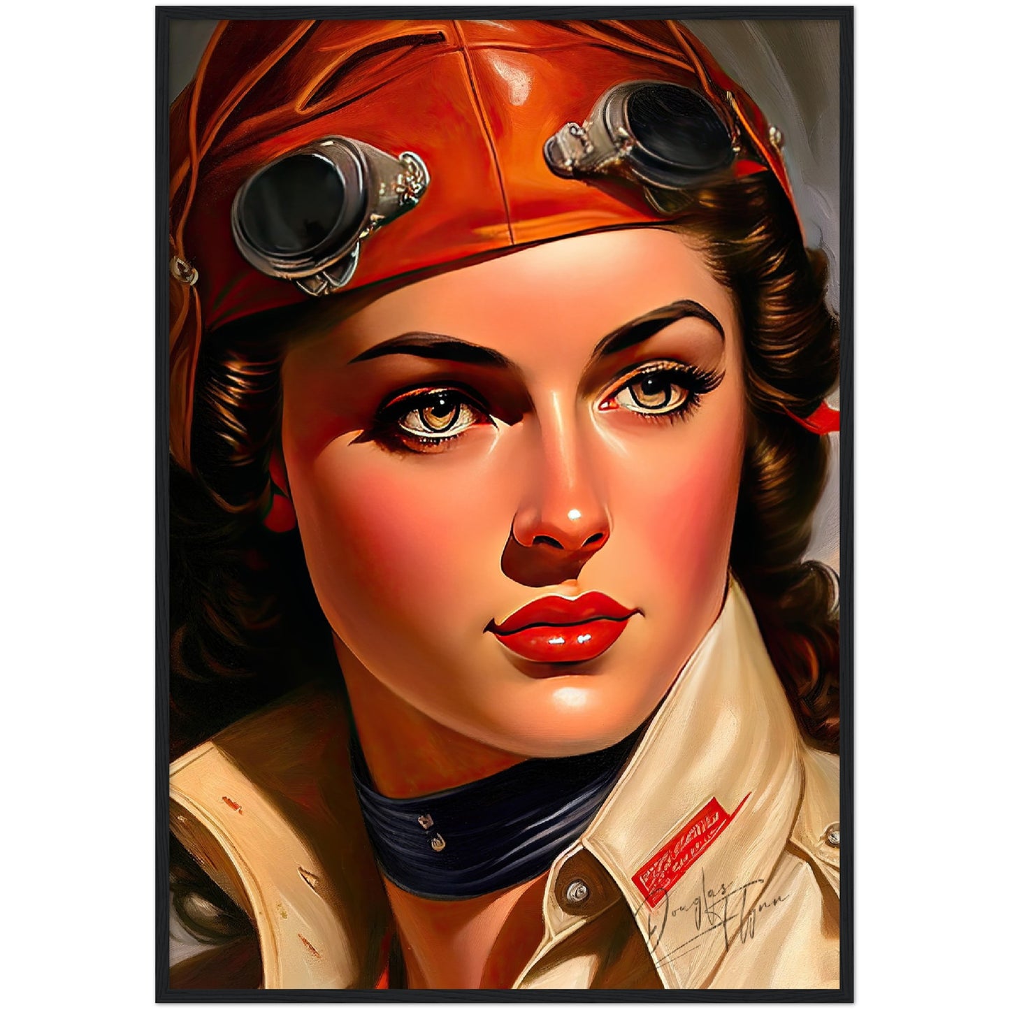 »Lets barrel roll« retro poster
