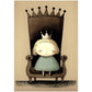 »Grumpy Little Princess« retro poster