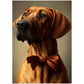 »Rhodesian Ridgeback med rosett«