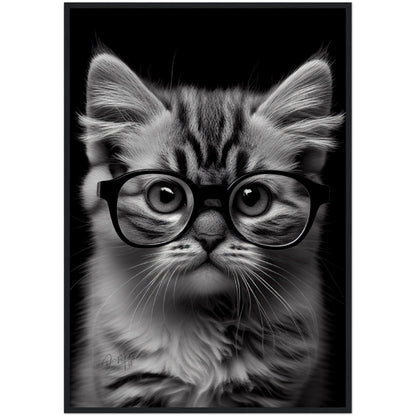 »Wise Whiskers« retro poster