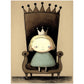 »Grumpy Little Princess« retro poster