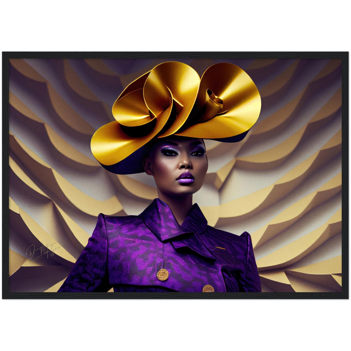 »Dazzling Details« retro poster
