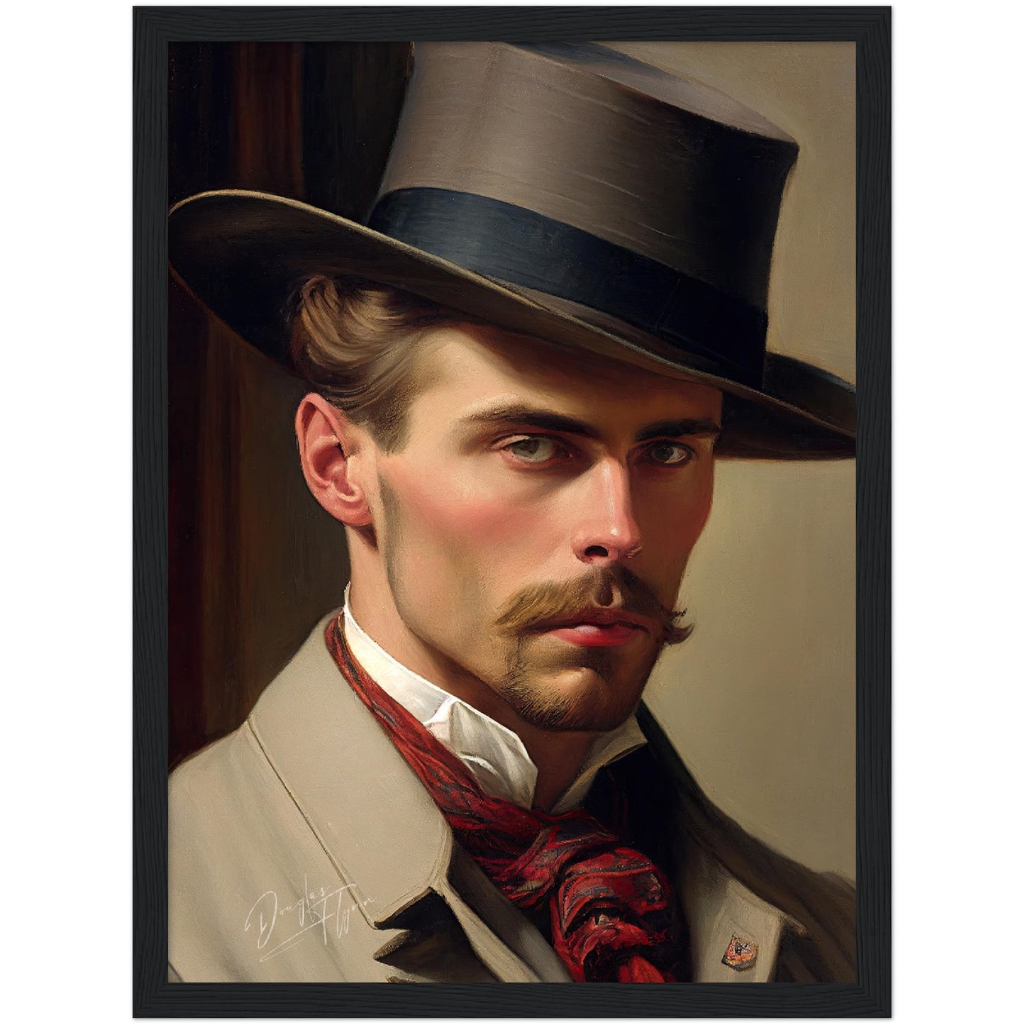 »The Sharp Dresser«retro poster
