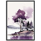 »Purple Serenity« retro poster
